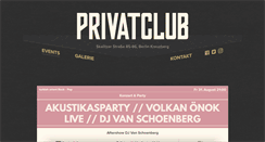 Desktop Screenshot of privatclub-berlin.de