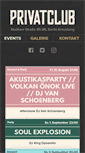 Mobile Screenshot of privatclub-berlin.de